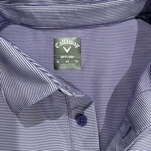 Purple Callaway Opti-Dri Polo